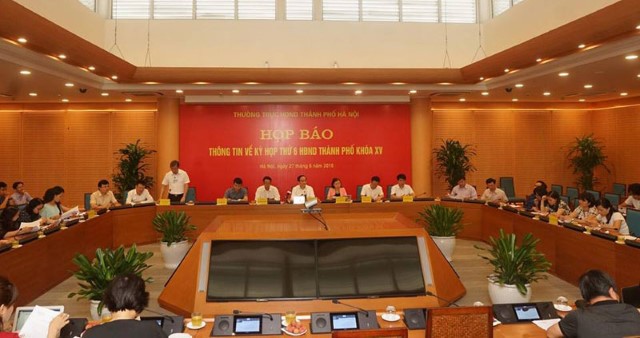 Họp báo thông tin về kỳ họp thứ 6 HĐND Thành phố